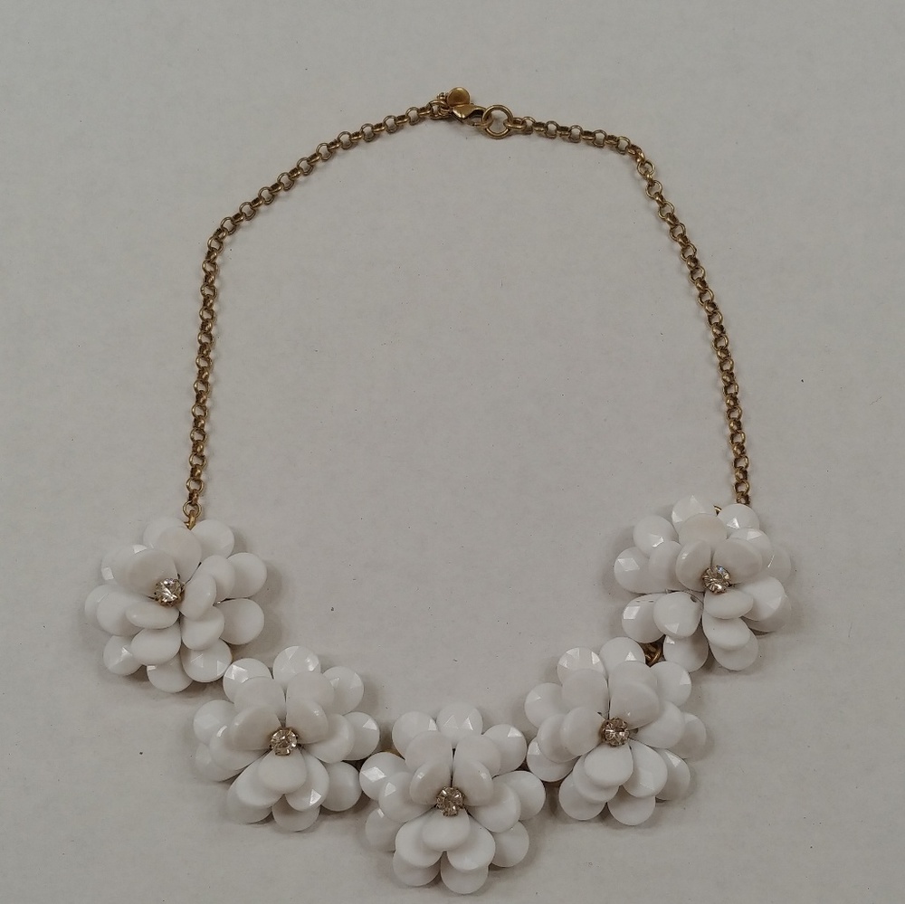 J.Crew flower necklace